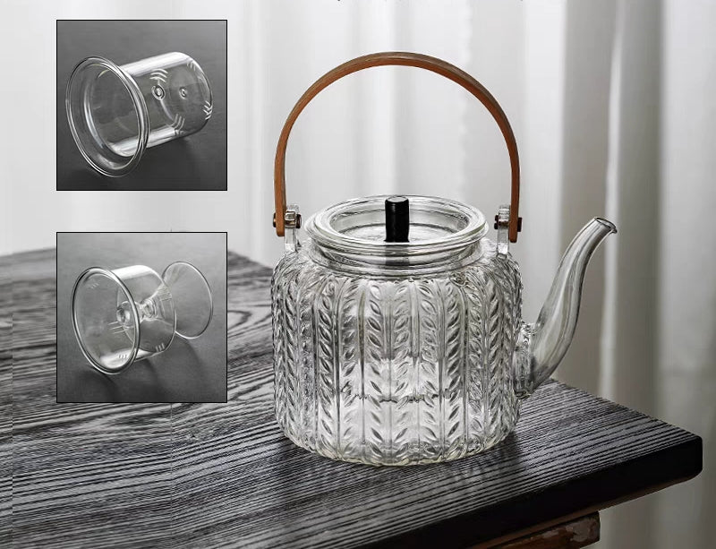 Japanese Glass Teapot With Two Styles Infuser