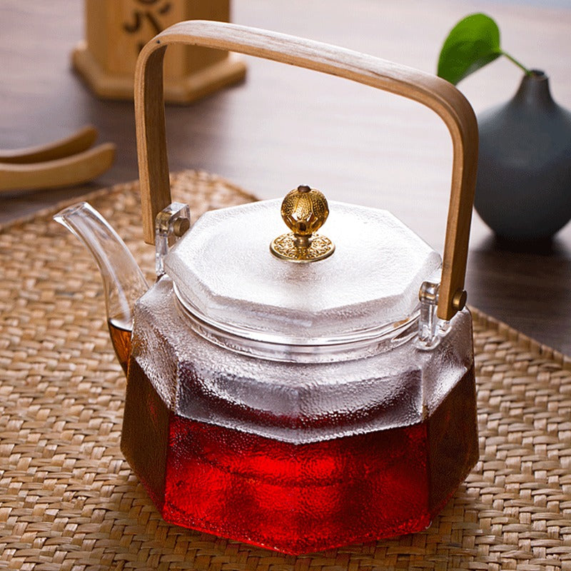 Japanese Water Steam Glass Teapot
