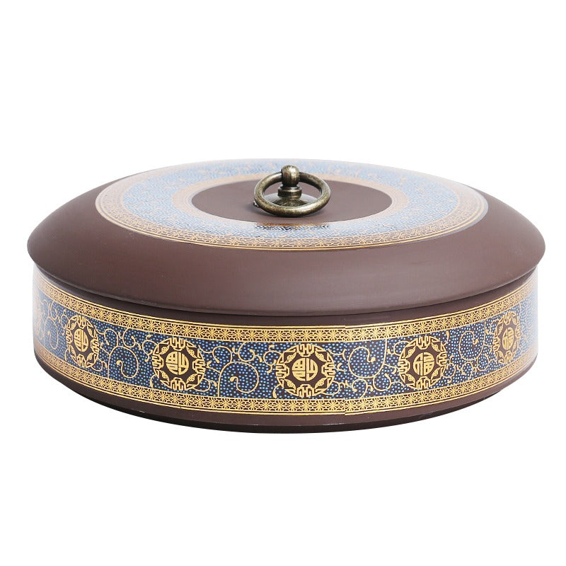 Umi Tea Sets Yixing Clay Puerh Tea Cake Caddy - Thumbnail 3