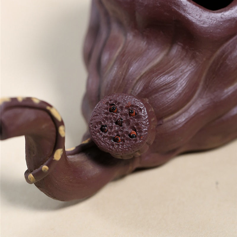 Yixing Purple Clay Lotus Seedpod Fair Cup