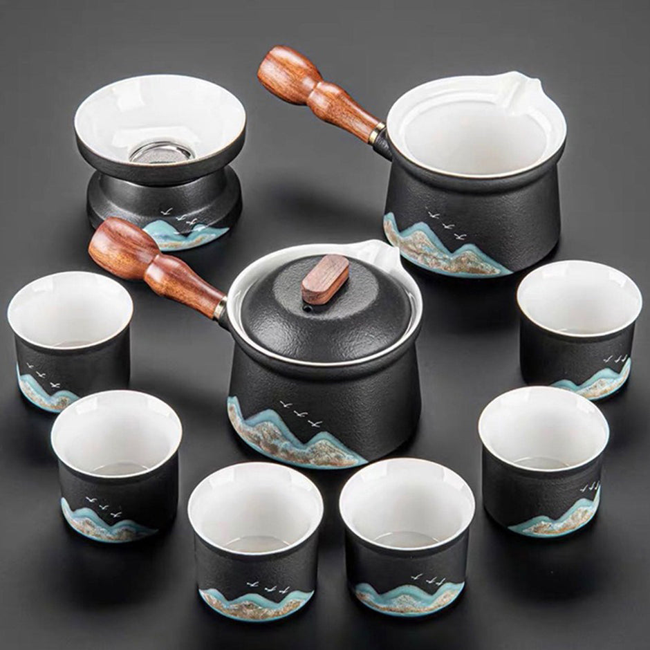 Japanese Stackable Tea Set Buy Authentic Japanese Tea Sets from Japan – Umi Tea Sets