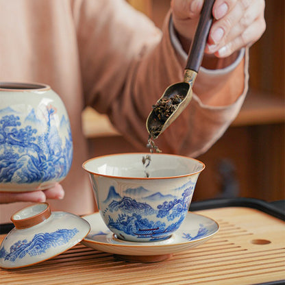 Chinese Ruyao Fairyland Tea Set