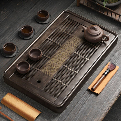 Lithocarpus Glaber Wood Gongfu Tea Tray