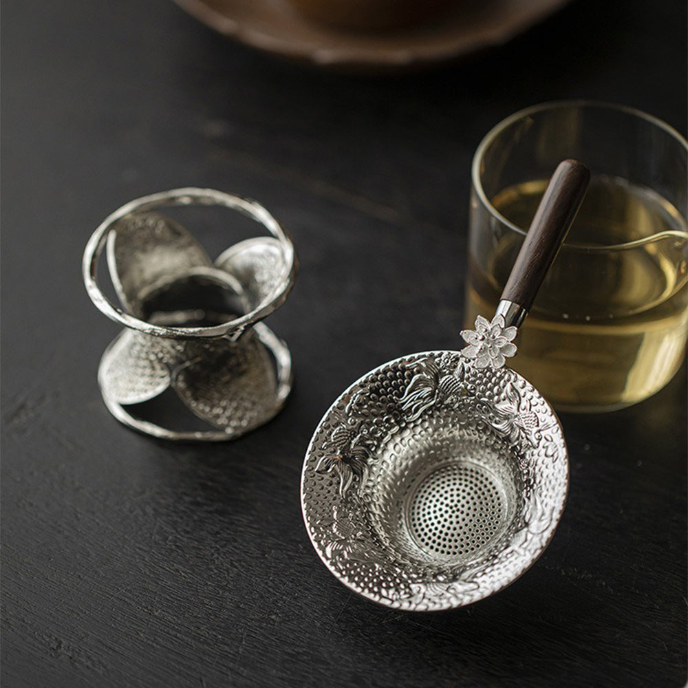 Alloy Lotus And Goldfish Tea Strainer – Umi Tea Sets