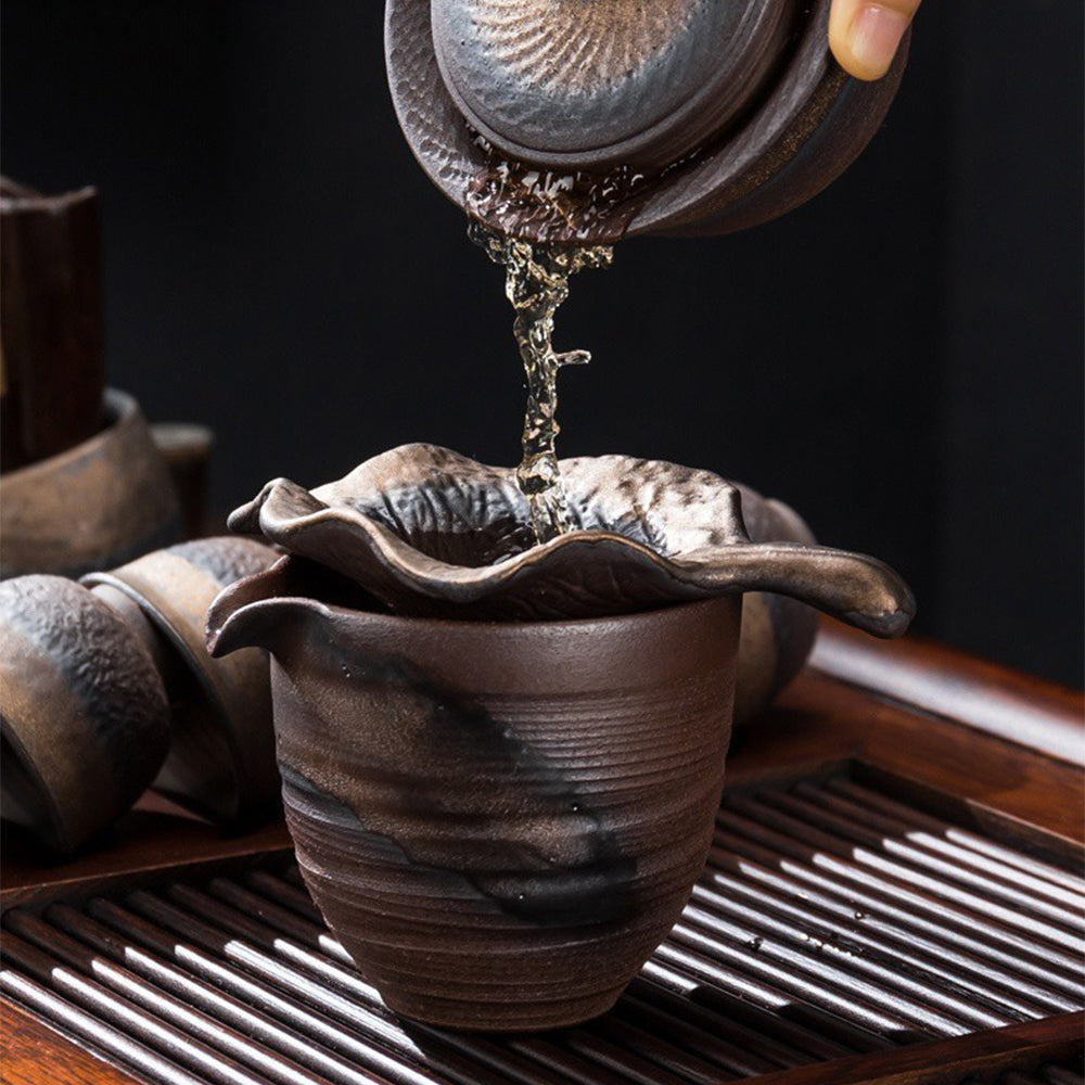 Pottery Wabi-sabi Gongfu Tea Set – Umi Tea Sets