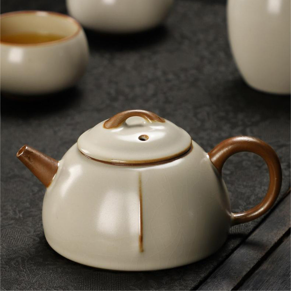 Yellow Ruyao Tea Set With Black Stone Tea Tray – Umi Tea Sets