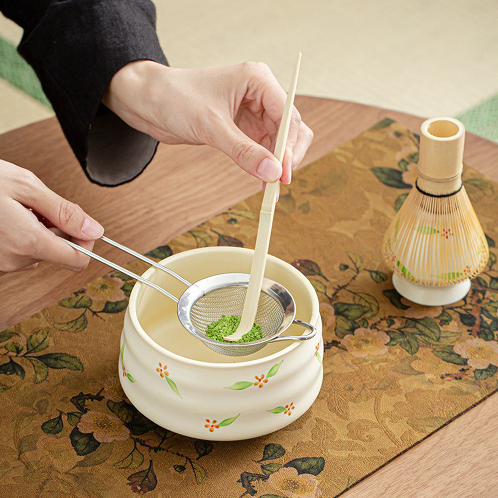 Japanese Floral Matcha Green Tea Set – Umi Tea Sets