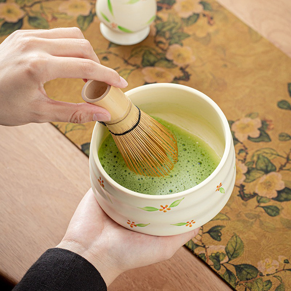 Japanese Floral Matcha Green Tea Set – Umi Tea Sets