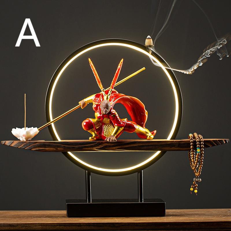 Black Myth Wukong With LED And Incense Holder – Umi Tea Sets