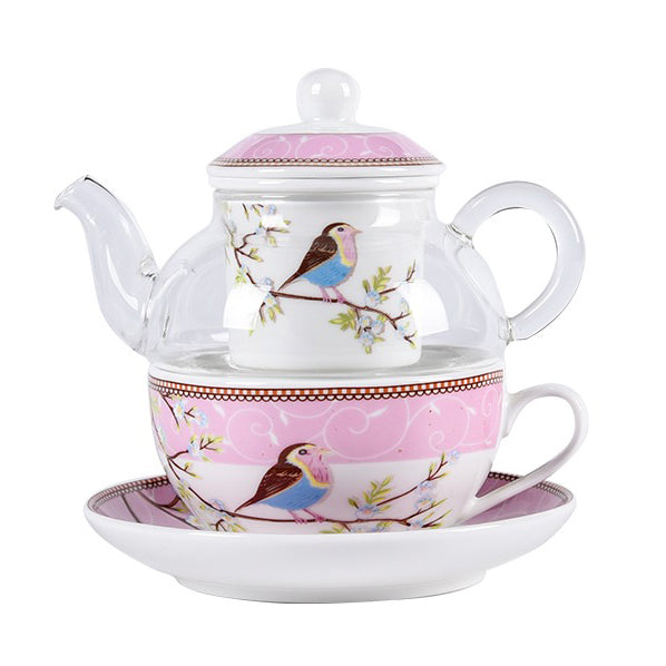 Glass And Porcelain Tea For One Set – Umi Tea Sets