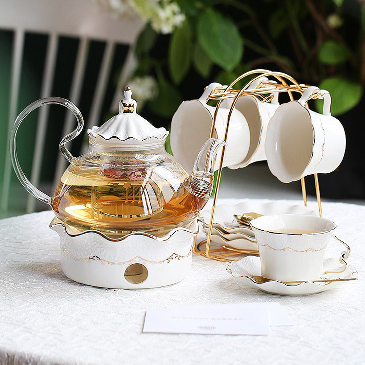 Glass Tea Cup & Saucer, Teacups, Teaware