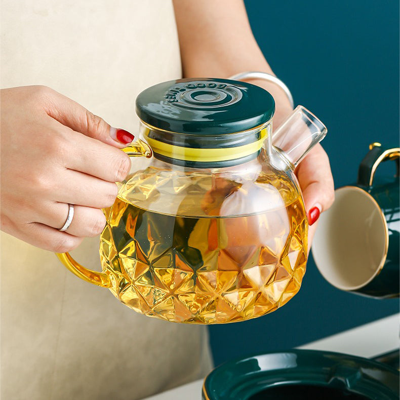 High Borosilicate Glass Tea Set With Warmer – Umi Tea Sets