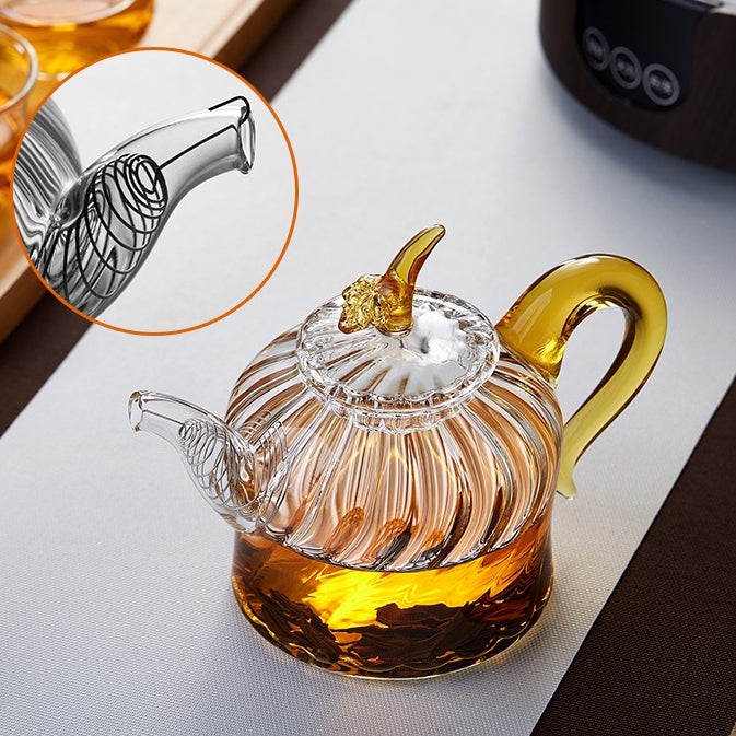 Clear Glass Teapot for Flowering Tea 450 ml / 15.2 oz