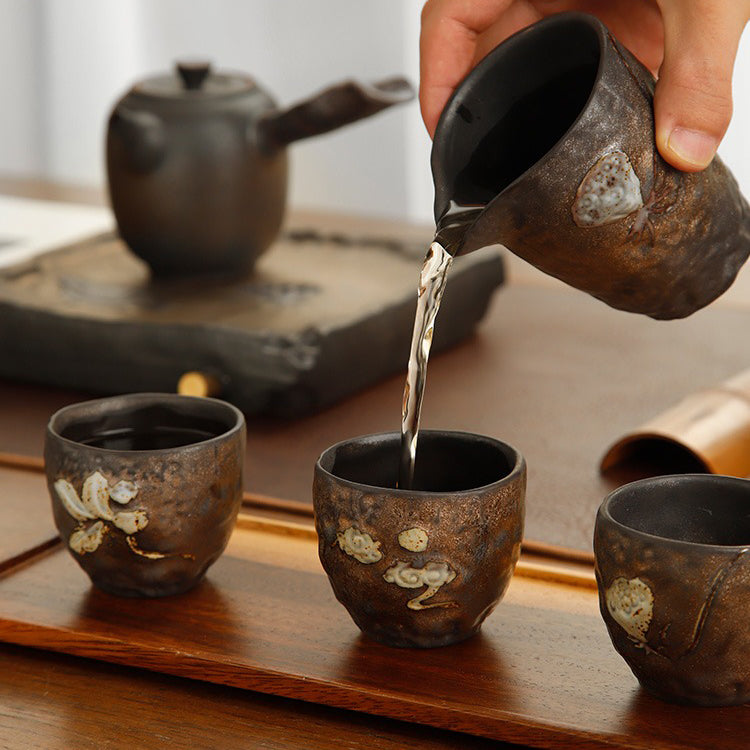 Gold Lotus Seed Kyusu Tea Set