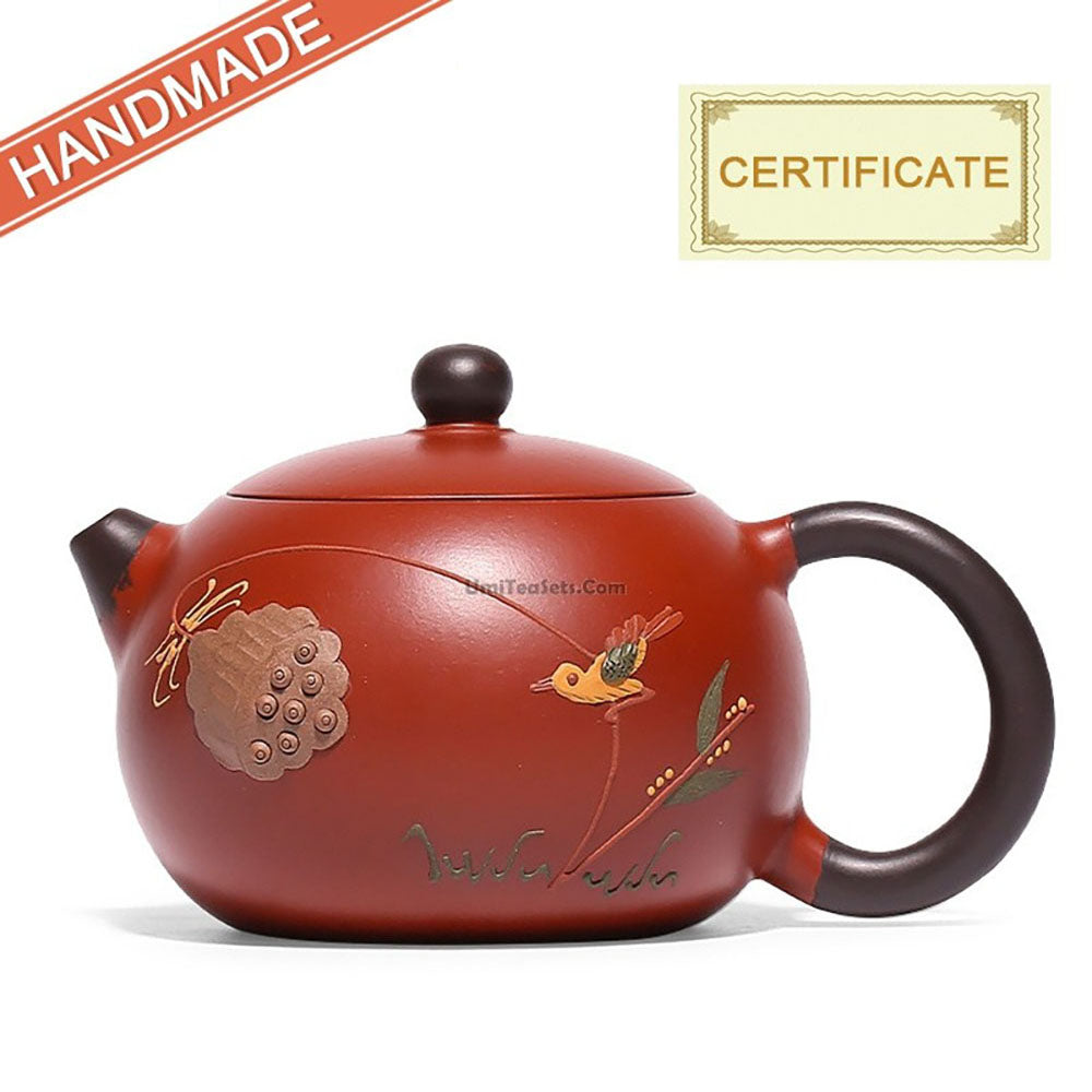 Cute Ceramic Teapot, Teapot for One, Handmade Pottery Tea Pot, Artisan  Ceramic Gift, Red Ceramic Teapot 