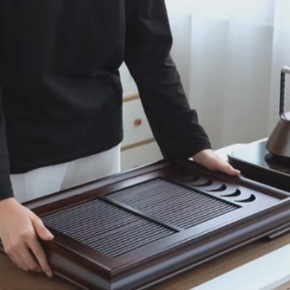 Hooked Moon Bamboo Tea Tray