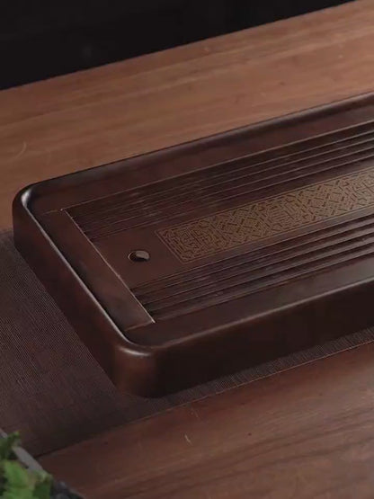 Lithocarpus Glaber Wood Gongfu Tea Tray