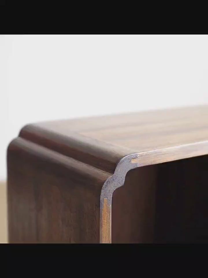Walnut Solid Wood DuoBaoGe Display Cabinet