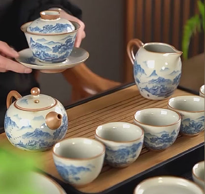 Chinese Ruyao Fairyland Tea Set