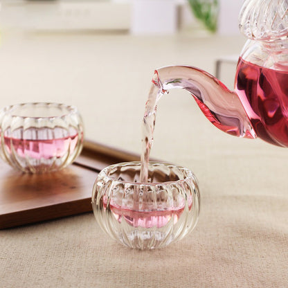 Double Wall Glass Gongfu Tea Cup (Set of 6)