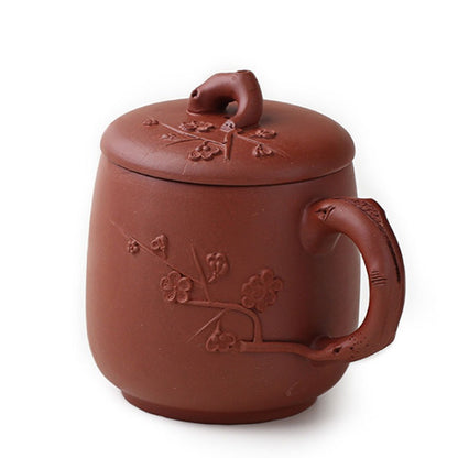 Plum Blossom Neat Cement Tea Cup