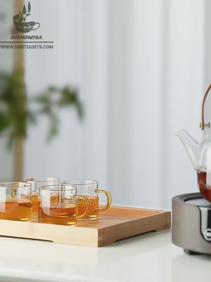 Glass Teapot With Water Steam Infuser