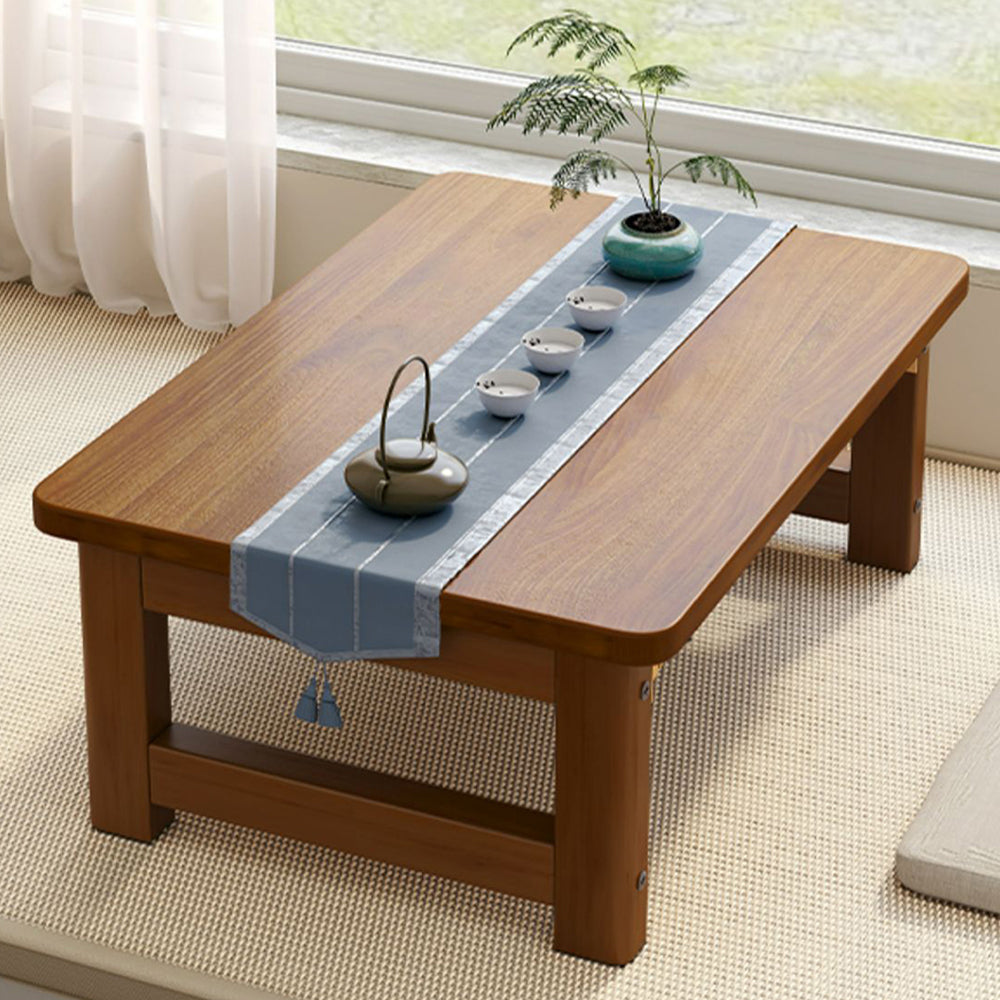 Japanese Small Foldable Solid Wood Tea Table