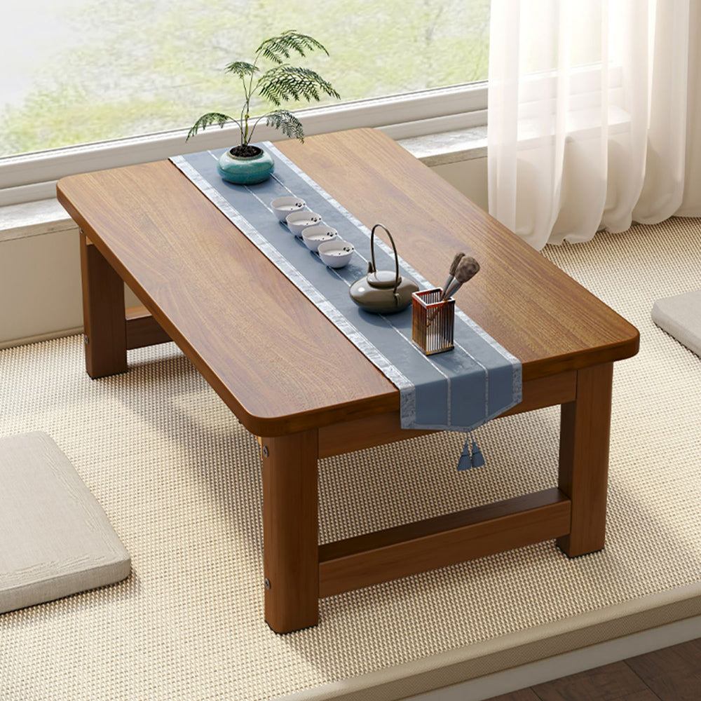 Japanese Small Foldable Solid Wood Tea Table