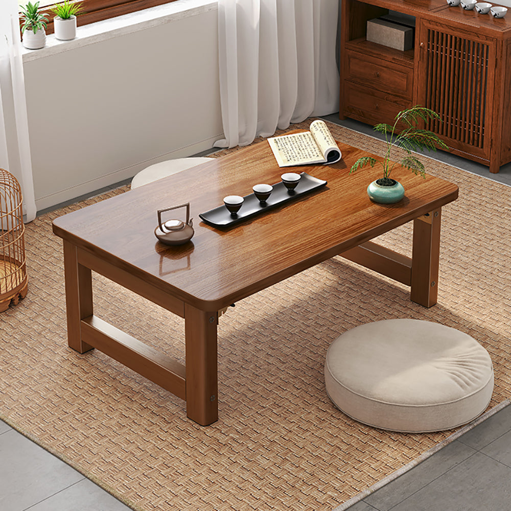 Japanese Small Foldable Solid Wood Tea Table