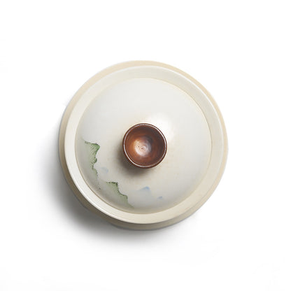 Vintage Landscape Painting Painted Gaiwan