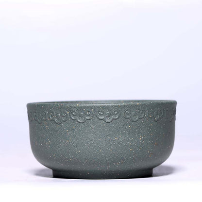 Five Color Purple Clay Auspicious Cloud Gongfu Tea Cup (Set of 5)