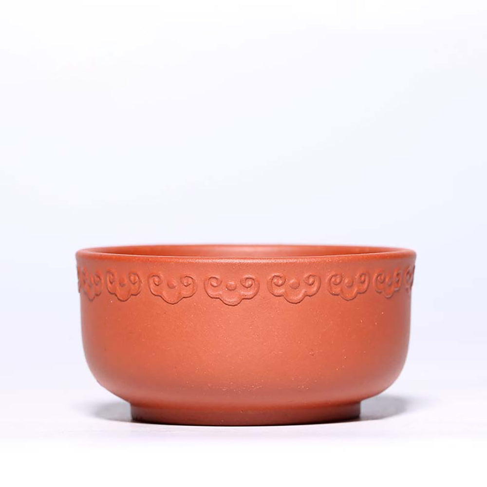 Five Color Purple Clay Auspicious Cloud Gongfu Tea Cup (Set of 5)