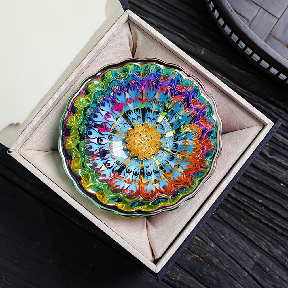 Peacock Jian Zhan Tenmoku Tianmu Tea Cup – Umi Tea Sets