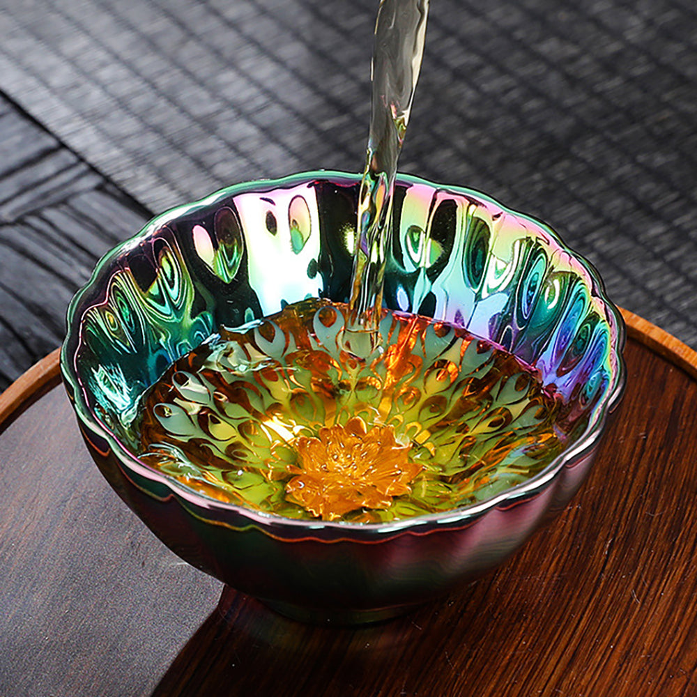 Peacock Jian Zhan Tenmoku Tianmu Tea Cup – Umi Tea Sets