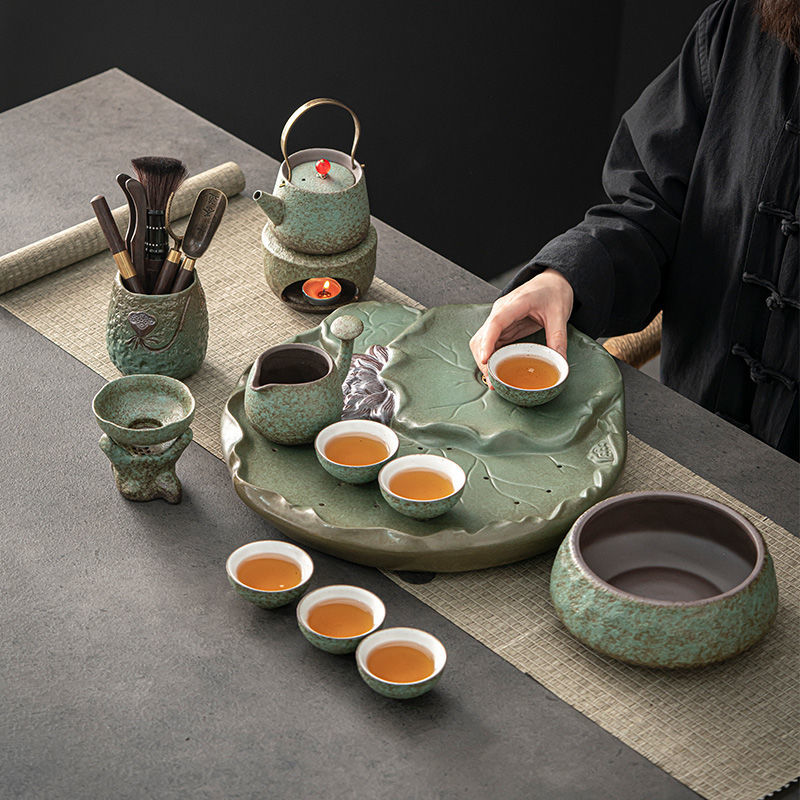 Japanese Tea Set With Leaf Tray – Umi Tea Sets