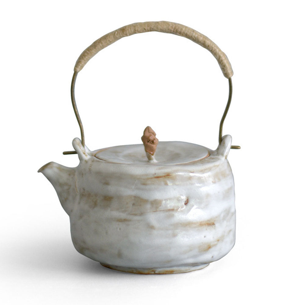 Japanese Handmade Coarse Pottery Teapot