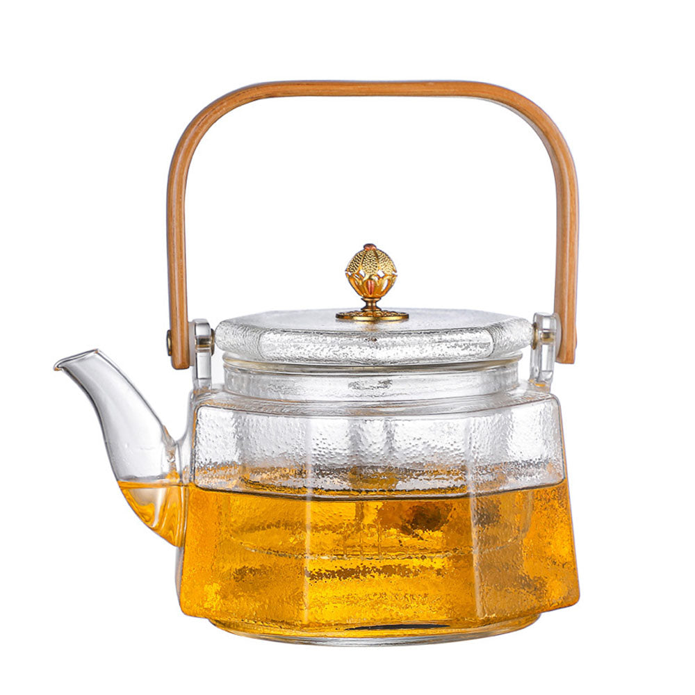 Glass Teapot With Water Steam Infuser