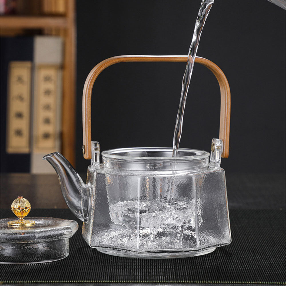 Japanese Water Steam Glass Teapot