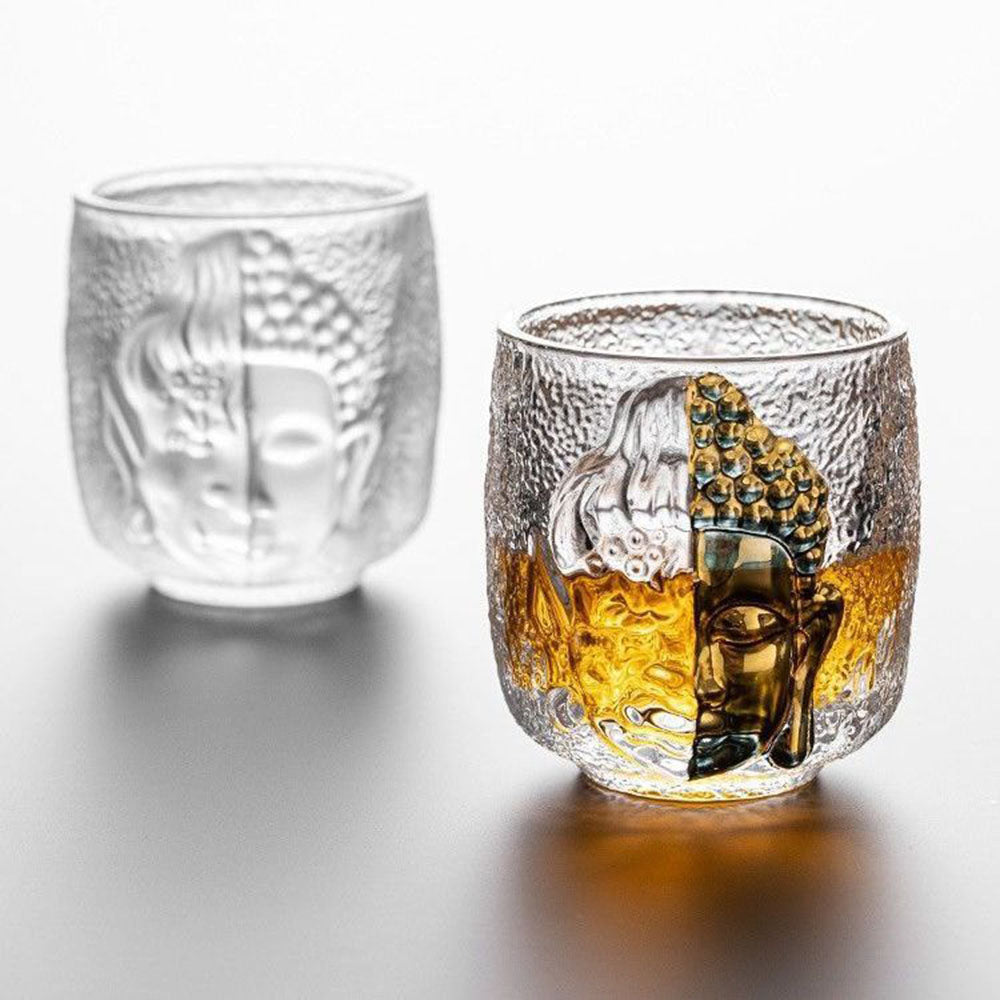 Crystal Glass Buddha Tea Cup