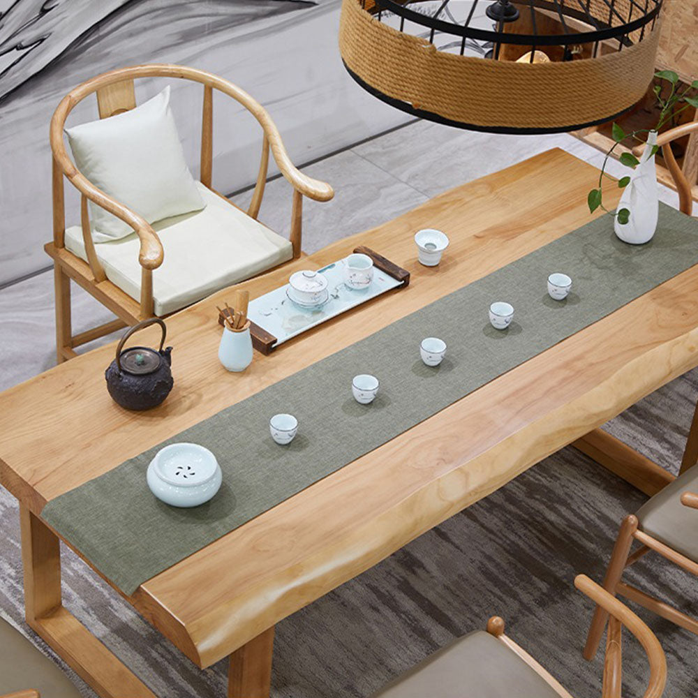 Simple Modern Pine Wood Chinese Tea Table