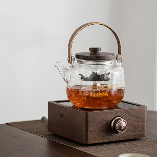 Walnut Adjustable Electronic Tea Stove Heater – Umi Tea Sets