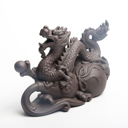 Handmade Yixing Clay Dragon Tea Pet