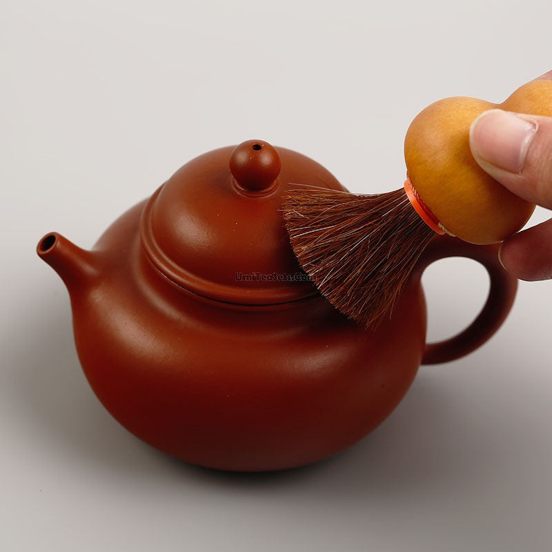 Gourd Shaped Horsetail Teapot Brush (Set of 2)