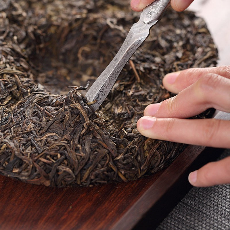 Puerh Tea Knife With Leather Case