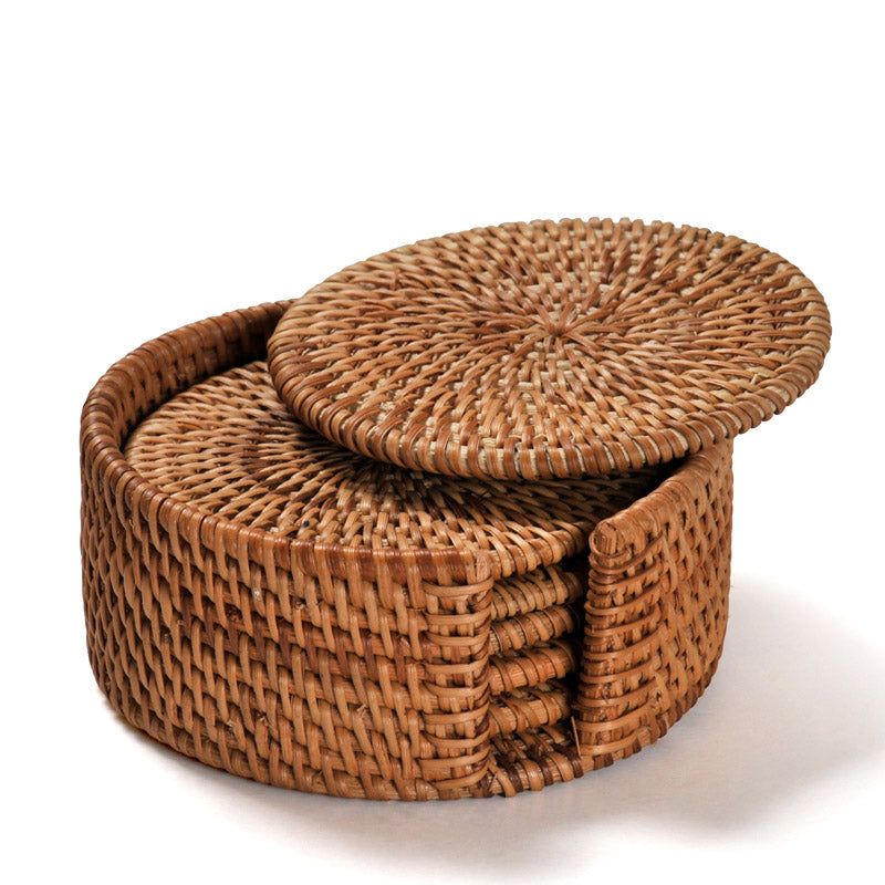 Rattan Tea Cup Stand