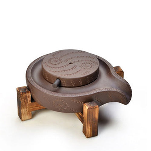 Yixing Clay Stone Mill Teapot Stand