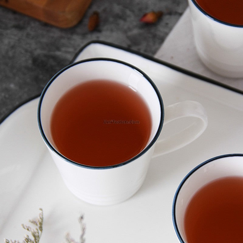 Vintage White Tea Set With Tray