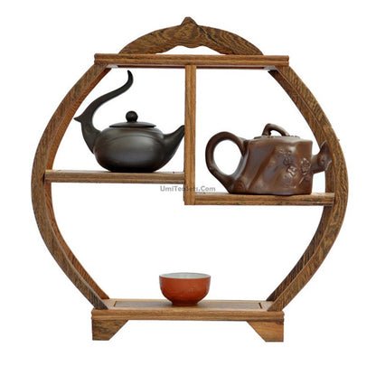 Wenge Wood Round Tea Set Stand