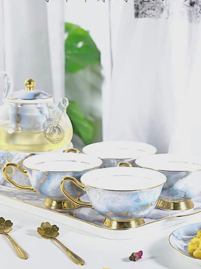 Golden Beach English Tea Set