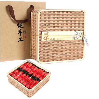 Ginseng Oolong Tea With Bamboo Weaving Gift Box